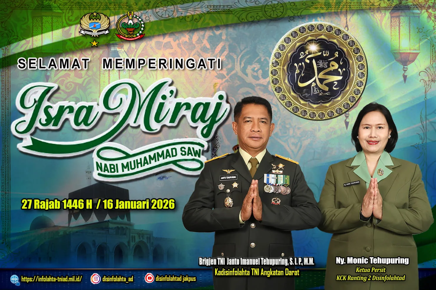 Selamat Memperingati Hari Isra Mi'raj Nabi Muhammad SAW