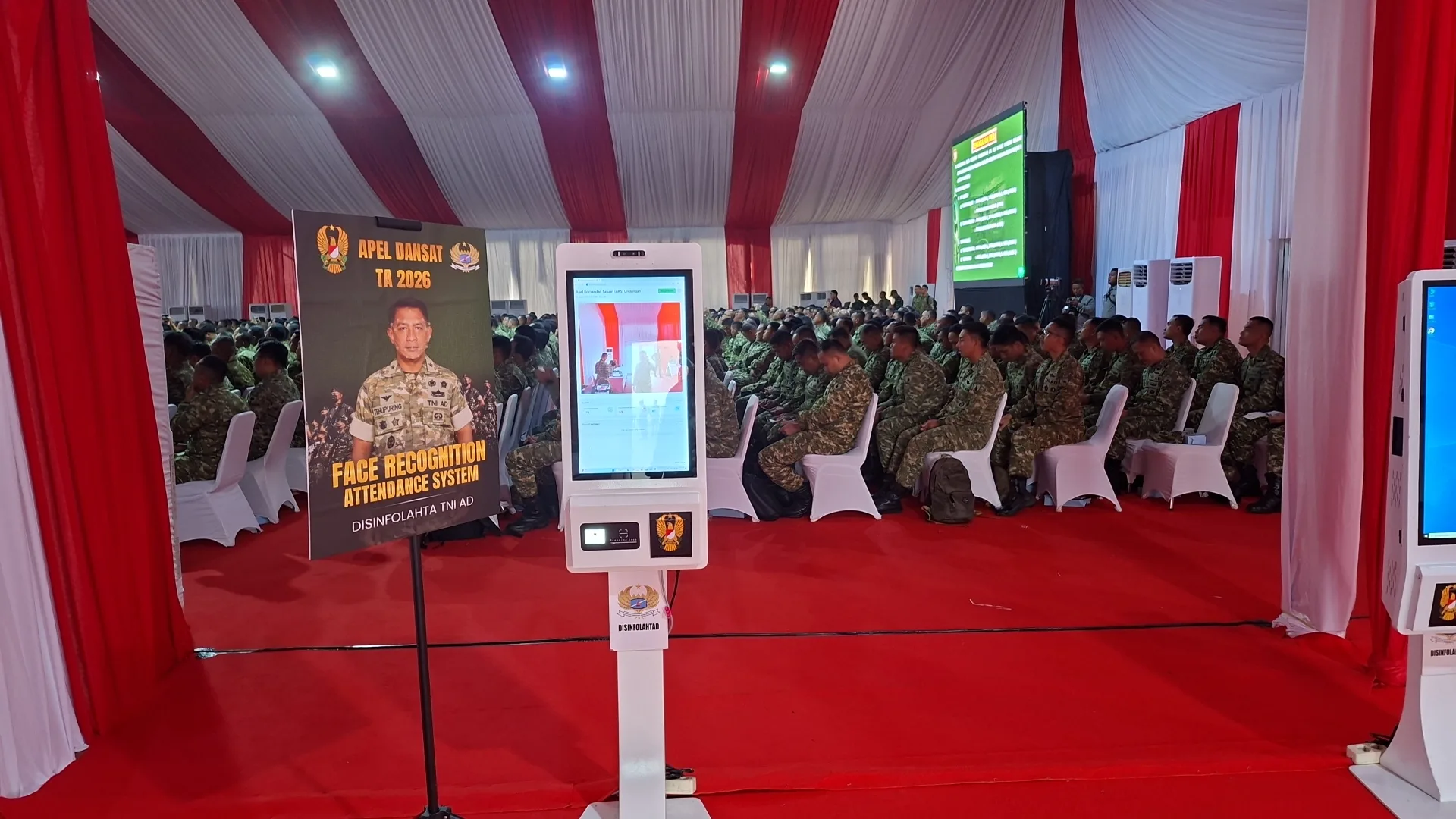 PENGGUNAAN FACE RECOGNITION SEBAGAI ABSENSI KEHADIRAN PADA KEGIATAN APEL DANSAT DAN APEL DANSATKOWIL TNI AD TA 2026